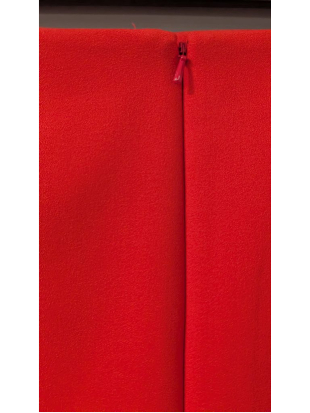 Women's Halogen Red Pencil Skirt with Slit - Size 6 - Picture 5 of 7